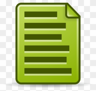 This Free Icons Png Design Of Mimetype Text Green - Icon Clipart