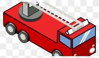 Fire Truck Clip Art - Png Download