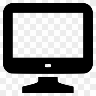 Monitor Mac Png Transparent Background - Transparent Pc Icon Clipart