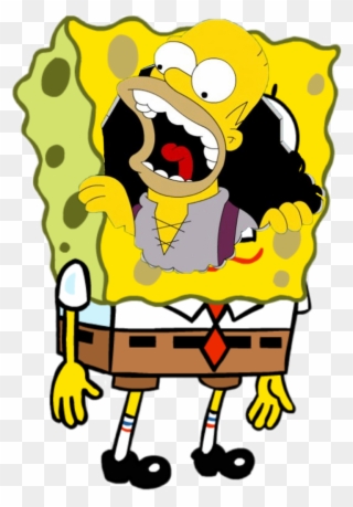 Hungry Sticker - Spongebob Squarepants Png Clipart