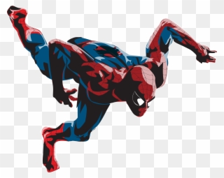 Share This Article - Spider Man Throwing Web Vetor Clipart