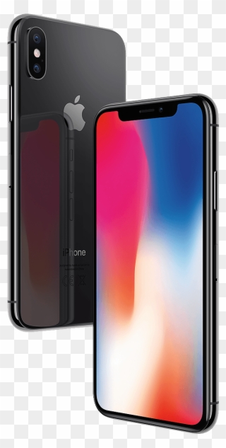Iphone 10 Png - Iphone X 10 Png Clipart