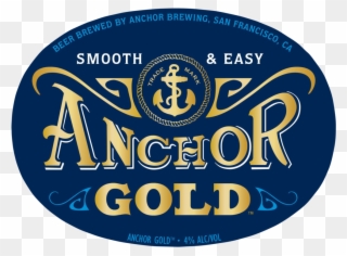 Great Anchor Gold Louis Glunz Beer Inc - Label Clipart