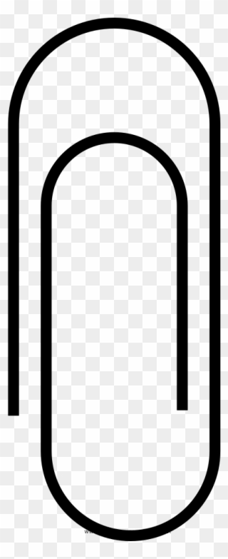 Paper Clip Coloring Page , Png Download - Arch Transparent Png