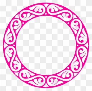 Pink Circle Frames Png Clipart