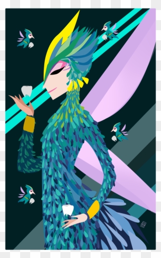 Rise Of The Guardians Cards- Toothtiana The Tooth Fairy - Illustration Clipart