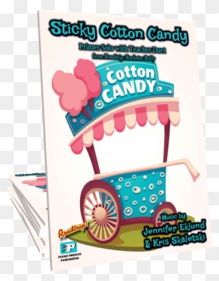 Sticky Cotton Candy - Cotton Candy Booth Clipart - Png Download