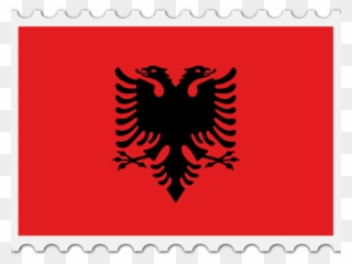 Albania Flag Clipart Peopl - Albanian 2 Headed Eagle - Png Download
