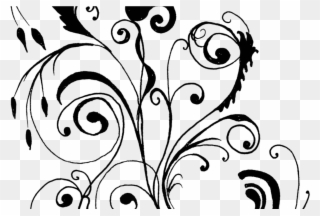 Drawings Borders Of Flower Design Clipart