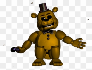 Golden Toy Freddy Clipart