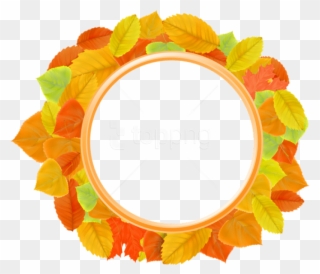 Free Png Download Autumn Leaves Frame Clipart Png Photo - Autumn Leaves Frame Clipart Transparent Png