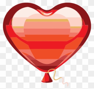 Heart Balloon Clipart Transparent Background - Png Download
