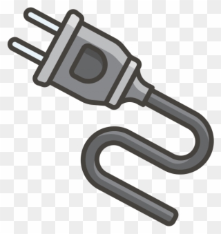 Electric Plug Emoji Icon - Enchufe Electrico Png Clipart