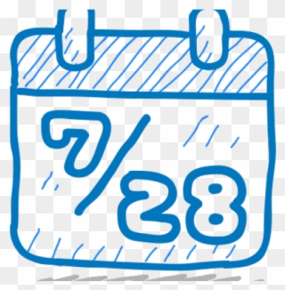 Date Clipart Next Week - Sketch Slide Style - Png Download
