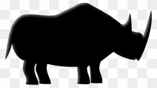 Black Rhino Clipart