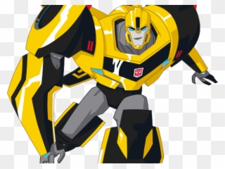 Transformers Logo Clipart Hasbro Transformers - Cartoon Bumblebee Transformer - Png Download