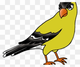 Goldfinch Clipart Nj State Bird - Washington State Bird Clipart - Png Download