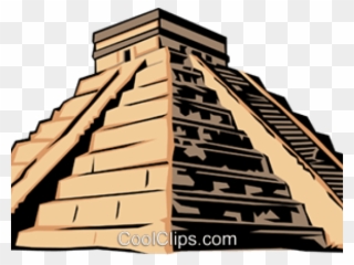 Pyramid Clipart Ziggurat - Mayan Pyramid Clipart - Png Download