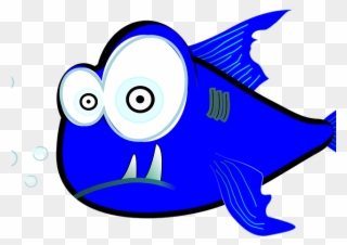Piranha Clipart Evil - Transparent Logo Baby Shark Png