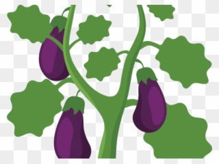 Tree Clipart Eggplant - Png Download