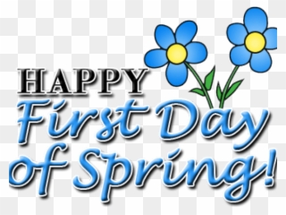 Spring Clipart Day - 1st Day Of Spring - Png Download