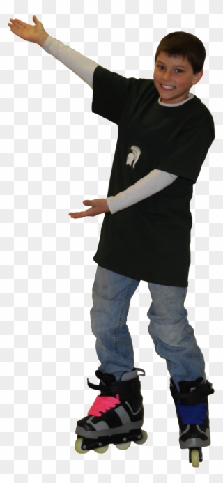 Roller Skating - Standing Clipart