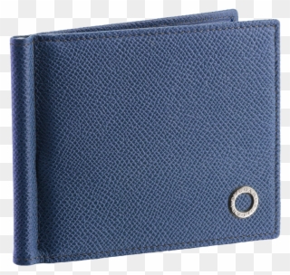 Bvlgari Bvlgari Man Wallet Wallet Calf Leather Blue - Wallet Clipart