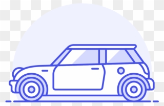 07 Car Mini Cooper - City Car Clipart