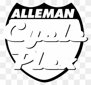 Alleman Cycle Plex Logo Black And White , Png Download Clipart