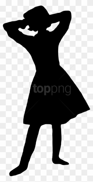 Free Png Girl Silhouette Png - Girl Silhouette No Background Clipart