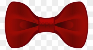 Image With Transparent Background - Red Bow Tie Vector Clipart