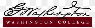 Washington College Logo Clipart