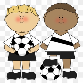 Denby Dale First Nursery School Boys - Boys Playing Soccer Clip Art - Png Download
