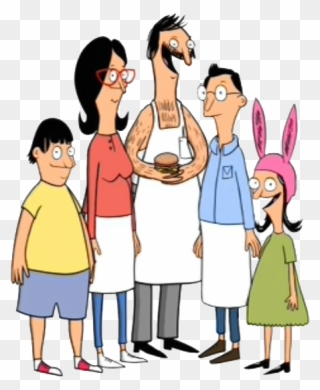 Family Clipart Transparent Background - Bob's Burgers First Episode - Png Download