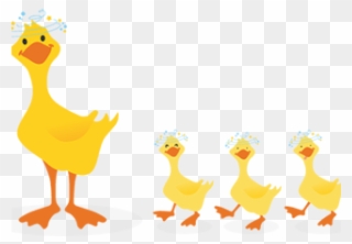 Duckling Clipart Family - Felt - Png Download