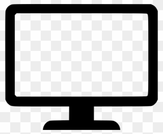 Download Clip Art Computer Parts Clipart Computer Monitors - Icon Tv Led Png Transparent Png