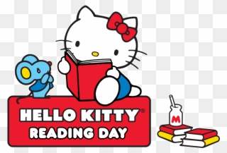 Promotions Hello Kitty Reading At Sanrio - Hello Kitty Reading Day 2014 Clipart