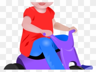 Tricycle Clipart Toddler Bike - Toddler Clip Art - Png Download