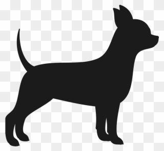 Vector Royalty Free Chiwawa Drawing Chiweenie - Chihuahua Silhouette Clipart