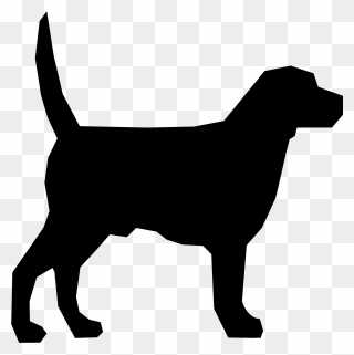 File - Dog Silhouette - Svg - Wikimedia Commons - Beagle Size Compared To Human Clipart