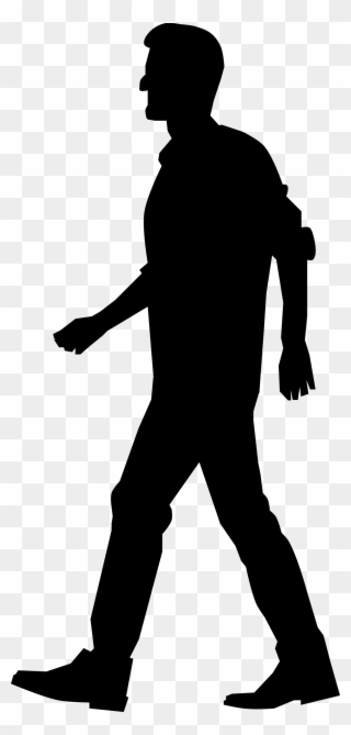 Walking Clipart Png - People Silhouette Walking Png Transparent Png