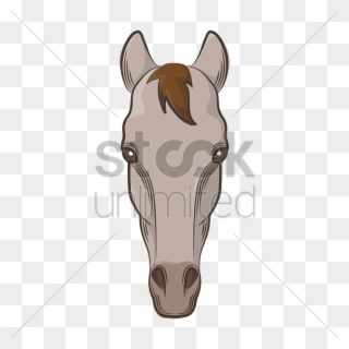 Drawing Clipart Horse Drawing - Horse Face Drawing - Png Download