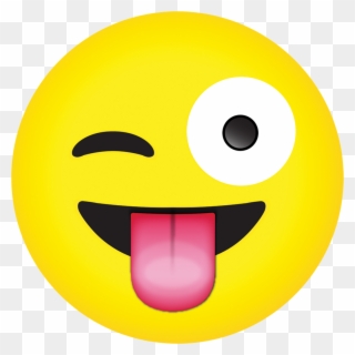 Crazy Face Emoji Microbead Pillow - Caras Locas Emojis Clipart