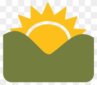 Sunrise Over Mountains Emoji Clipart Emoji Sunrise - Morning Emojis - Png Download