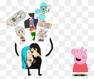 Help Me Pls - Peppa Pig Mini Figurine Set Clipart