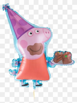 Peppa Pig Birthday Cake Supershape - Birthday Cake Clipart