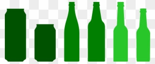 Beer Bottle Alcoholic Drink Plastic Bottle - Green Beer Bottle Clipart - Png Download