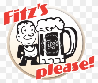 Floats & Shakes - Fitz's Root Beer Logo Clipart