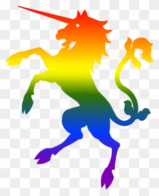 Rainbow Flag Unicorn Mythology - Unicorn Rainbow Clipart
