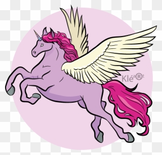 Dragon Clipart Unicorn - Pink Fly Unicorn - Png Download